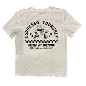 P&Co | Espresso Yourself T-Shirt - White -  Women's Size XS